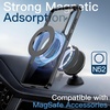 image:imageJETech 360 Rotatable Ring Stand Case for Samsung Galaxy S26 Clear  Compatible with MagSafe Clear Back Stand amp Ring Holder Shockproof ProtectionBlack