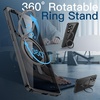 image:imageJETech 360 Rotatable Ring Stand Case for Samsung Galaxy S26 Clear  Compatible with MagSafe Clear Back Stand amp Ring Holder Shockproof ProtectionBlack