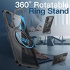 image:imageJETech 360 Rotatable Ring Stand Case for Samsung Galaxy S26 Clear  Compatible with MagSafe Clear Back Stand amp Ring Holder Shockproof ProtectionBlack