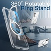 image:imageJETech 360 Rotatable Ring Stand Case for Samsung Galaxy S26 Clear  Compatible with MagSafe Clear Back Stand amp Ring Holder Shockproof ProtectionClear