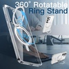 image:imageJETech 360 Rotatable Ring Stand Case for Samsung Galaxy S26 Clear  Compatible with MagSafe Clear Back Stand amp Ring Holder Shockproof ProtectionClear