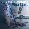 image:imageJETech 360 Rotatable Ring Stand Case for Samsung Galaxy S26 Clear  Compatible with MagSafe Clear Back Stand amp Ring Holder Shockproof ProtectionHeron Purple