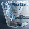 image:imageJETech 360 Rotatable Ring Stand Case for Samsung Galaxy S26 Clear  Compatible with MagSafe Clear Back Stand amp Ring Holder Shockproof ProtectionSky Blue