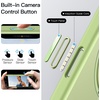 image:imageJETech 360 Rotatable Ring Stand Case for iPhone 17 Pro Max Orange  Compatible with MagSafe Camera Control Button Translucent Matte Back Stand amp Ring Holder Shockproof ProtectionSage