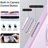 image:imageJETech 360 Rotatable Ring Stand Case for iPhone 17 Pro Max Orange  Compatible with MagSafe Camera Control Button Translucent Matte Back Stand amp Ring Holder Shockproof ProtectionLavender