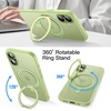 image:imageJETech 360 Rotatable Ring Stand Case for iPhone 17 Pro Max Orange  Compatible with MagSafe Camera Control Button Translucent Matte Back Stand amp Ring Holder Shockproof ProtectionSage
