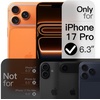 image:imageJETech 360 Rotatable Ring Stand Case for iPhone 17 Pro Max Orange  Compatible with MagSafe Camera Control Button Translucent Matte Back Stand amp Ring Holder Shockproof ProtectionOrange