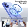 image:imageJETech 360 Rotatable Ring Stand Case for iPhone 17e16e Black  Compatible with MagSafe Translucent Matte Back Stand amp Ring Holder Shockproof ProtectionUltramarine