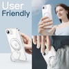image:imageJETech 360 Rotatable Ring Stand Case for iPhone 17e16e Clear  Compatible with MagSafe Clear Back Stand amp Ring Holder Shockproof ProtectionClear