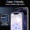 image:imageJETech 3D 9H AntiReflective Screen Protector for iPhone 17 Pro Max  Full Coverage Tempered Glass AR Coating MilitaryGrade Shatterproof SmudgeResistant Easy Install 1PackiPhone 17e16e