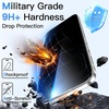 image:imageJETech 3D 9H Screen Protector for iPhone 17 Pro Max 2Pack  Full Coverage Tempered Glass AntiFingerprint AutoAlign Installation CaseFriendlyBlack