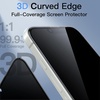 image:imageJETech 3D 9H Screen Protector for iPhone 17 Pro Max 2Pack  Full Coverage Tempered Glass AntiFingerprint AutoAlign Installation CaseFriendlyBlack