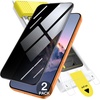 image:imageJETech 3D 9H Screen Protector for iPhone 17 Pro Max 2Pack  Full Coverage Tempered Glass AntiFingerprint AutoAlign Installation CaseFriendlyBlack