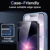 image:imageJETech 3D 9H Screen Protector for iPhone 17 Pro Max 2Pack  Full Coverage Tempered Glass AntiFingerprint AutoAlign Installation CaseFriendlyClear