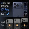 image:imageJETech 3D 9H Screen Protector for iPhone 17 Pro Max 2Pack  Full Coverage Tempered Glass AntiFingerprint AutoAlign Installation CaseFriendlyClear