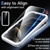 image:imageJETech 5 in 1 Case for iPhone 17 Pro Max AntiYellowing Clear  2 Tempered Glass Screen Protectors 2 Camera Lens Protectors Shockproof Bumper Phone CoverClear