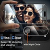 image:imageJETech 5 in 1 Matte Case for iPhone 17 Pro Max Black  2 Tempered Glass Screen Protectors 2 Camera Lens Protectors Translucent Back Protective Phone CoverBlack
