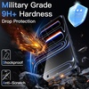 image:imageJETech 9H Screen Protector for iPhone 17 Pro Smooth Curved Edge 3Pack  Black Border Design Tempered Glass AutoAlign Installation CaseFriendlyiPhone 17 Pro