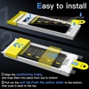 image:imageJETech AntiReflective 9H Screen Protector for iPhone 17 Pro Max 2Pack  AR Coating Full Coverage Black Edge Design Tempered Glass AntiFingerprint AutoAlign Installation CaseFriendlyiPhone 17 Pro Max