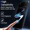 image:imageJETech AntiReflective 9H Screen Protector for iPhone 17 Pro Max 2Pack  AR Coating Full Coverage Black Edge Design Tempered Glass AntiFingerprint AutoAlign Installation CaseFriendlyiPhone 17e16e