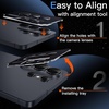 image:imageJETech Camera Lens Protector for Samsung Galaxy S26 Black 1 Set  9H Tempered Glass Metal Individual Ring Cover Easy Installation Tray HD ClearGalaxy S26 Ultra