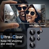 image:imageJETech Camera Lens Protector for Samsung Galaxy S26 Black 1 Set  9H Tempered Glass Metal Individual Ring Cover Easy Installation Tray HD ClearGalaxy S26 Ultra