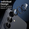 image:imageJETech Camera Lens Protector for Samsung Galaxy S26 Black 1 Set  9H Tempered Glass Metal Individual Ring Cover Easy Installation Tray HD ClearGalaxy S26 Plus
