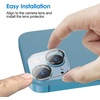 image:imageJETech Camera Lens Protector for iPhone 1313 mini 3Pack  9H Tempered Glass HD Clear AntiScratch Protection Night Shot Compatible CaseFriendlyiPhone 1313 mini