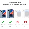 image:imageJETech Camera Lens Protector for iPhone 1414 Plus 3Pack  9H Tempered Glass HD Clear AntiScratch Protection Night Shot Compatible CaseFriendlyiPhone 1414 Plus