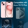 image:imageJETech Camera Lens Protector for iPhone 1515 Plus 3Pack  9H Tempered Glass HD Clear AntiScratch Protection Night Shot Compatible CaseFriendlyiPhone 15  15 Plus