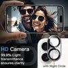 image:imageJETech Camera Lens Protector for iPhone 1515 Plus 3Pack  9H Tempered Glass HD Clear AntiScratch Protection Night Shot Compatible CaseFriendlyiPhone 17