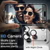image:imageJETech Camera Lens Protector for iPhone 1515 Plus 3Pack  9H Tempered Glass HD Clear AntiScratch Protection Night Shot Compatible CaseFriendlyiPhone 17 Pro