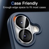 image:imageJETech Camera Lens Protector for iPhone 1515 Plus 3Pack  9H Tempered Glass HD Clear AntiScratch Protection Night Shot Compatible CaseFriendlyiPhone 17