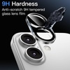 image:imageJETech Camera Lens Protector for iPhone 1515 Plus 3Pack  9H Tempered Glass HD Clear AntiScratch Protection Night Shot Compatible CaseFriendlyiPhone 17