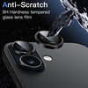 image:imageJETech Camera Lens Protector for iPhone 17 Black 1 Set  9H Tempered Glass Metal Individual Ring Cover Easy Installation Tray HD ClearBlack
