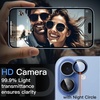 image:imageJETech Camera Lens Protector for iPhone 17 Black 1 Set  9H Tempered Glass Metal Individual Ring Cover Easy Installation Tray HD ClearBlue