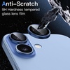 image:imageJETech Camera Lens Protector for iPhone 17 Black 1 Set  9H Tempered Glass Metal Individual Ring Cover Easy Installation Tray HD ClearBlue