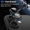 image:imageJETech Camera Lens Protector for iPhone 17 Pro Max Orange 1Pack  FullCoverage 9H Tempered Glass Matte Metal Finish CaseFriendly HD ClearBlack