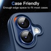 image:imageJETech Camera Lens Protector for iPhone 17 Pro Max Orange 1Pack  FullCoverage 9H Tempered Glass Matte Metal Finish CaseFriendly HD ClearBlue