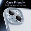 image:imageJETech Camera Lens Protector for iPhone 17 Pro Max Orange 1Pack  FullCoverage 9H Tempered Glass Matte Metal Finish CaseFriendly HD ClearBlue