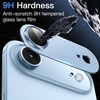 image:imageJETech Camera Lens Protector for iPhone 17 Pro Max Orange 1Pack  FullCoverage 9H Tempered Glass Matte Metal Finish CaseFriendly HD ClearBlue