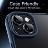 image:imageJETech Camera Lens Protector for iPhone 17 Pro Max Orange 1Pack  FullCoverage 9H Tempered Glass Matte Metal Finish CaseFriendly HD ClearMidnight
