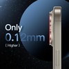 image:imageJETech Camera Lens Protector for iPhone 17 Pro Max Orange 1Pack  FullCoverage 9H Tempered Glass Matte Metal Finish CaseFriendly HD ClearNatural Titanium
