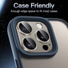 image:imageJETech Camera Lens Protector for iPhone 17 Pro Max Orange 1Pack  FullCoverage 9H Tempered Glass Matte Metal Finish CaseFriendly HD ClearNatural Titanium