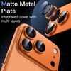 image:imageJETech Camera Lens Protector for iPhone 17 Pro Max Orange 1Pack  FullCoverage 9H Tempered Glass Matte Metal Finish CaseFriendly HD ClearOrange