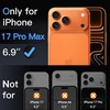 image:imageJETech Camera Lens Protector for iPhone 17 Pro Max Orange 1Pack  FullCoverage 9H Tempered Glass Matte Metal Finish CaseFriendly HD ClearOrange