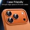 image:imageJETech Camera Lens Protector for iPhone 17 Pro Max Orange 1Pack  FullCoverage 9H Tempered Glass Matte Metal Finish CaseFriendly HD ClearOrange
