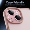 image:imageJETech Camera Lens Protector for iPhone 17 Pro Max Orange 1Pack  FullCoverage 9H Tempered Glass Matte Metal Finish CaseFriendly HD ClearPink