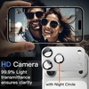 image:imageJETech Camera Lens Protector for iPhone 17 Pro Max Orange 1Pack  FullCoverage 9H Tempered Glass Matte Metal Finish CaseFriendly HD ClearSilver