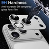 image:imageJETech Camera Lens Protector for iPhone 17 Pro Max Orange 1Pack  FullCoverage 9H Tempered Glass Matte Metal Finish CaseFriendly HD ClearSilver